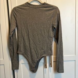 Fashion Nova Charcoal Knit Top